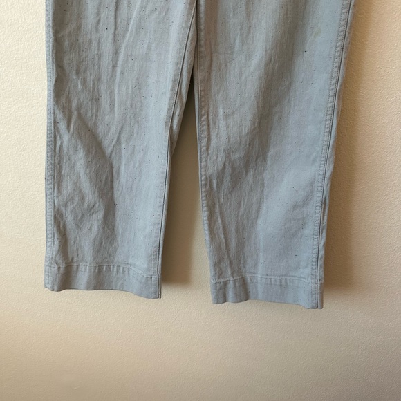 Madewell Slim Emmett Crop Wide Leg Speckled Pants Size 27 - Picture 3 of 7